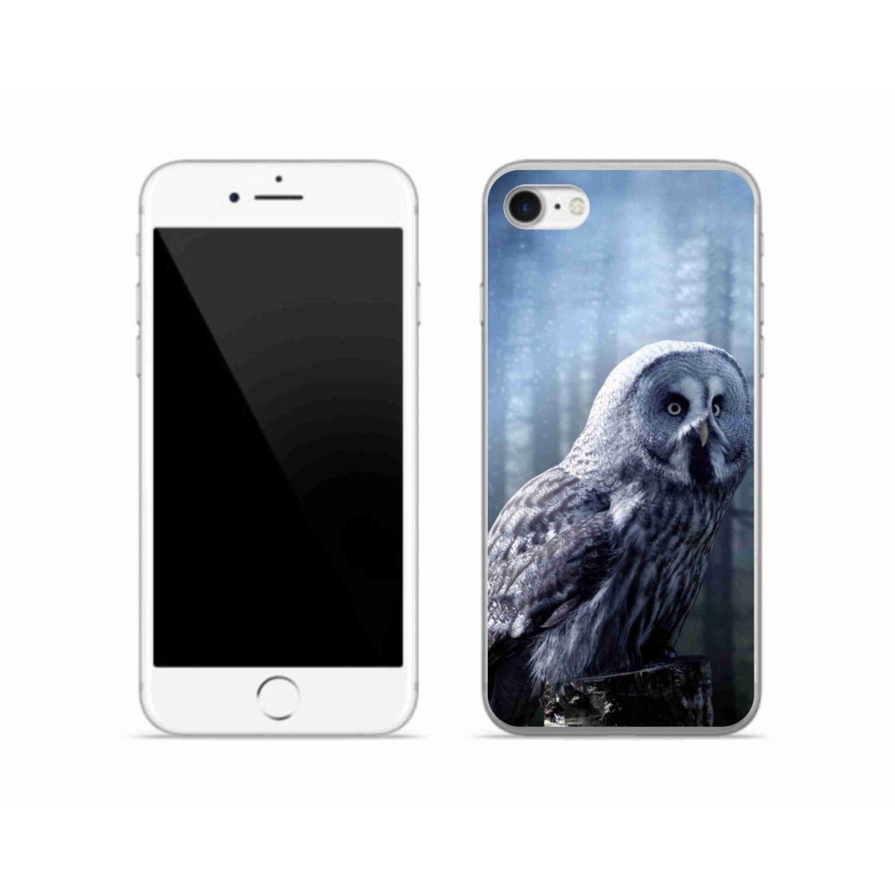 Zselés borítás mmCase iPhone SE (2020) - bagoly