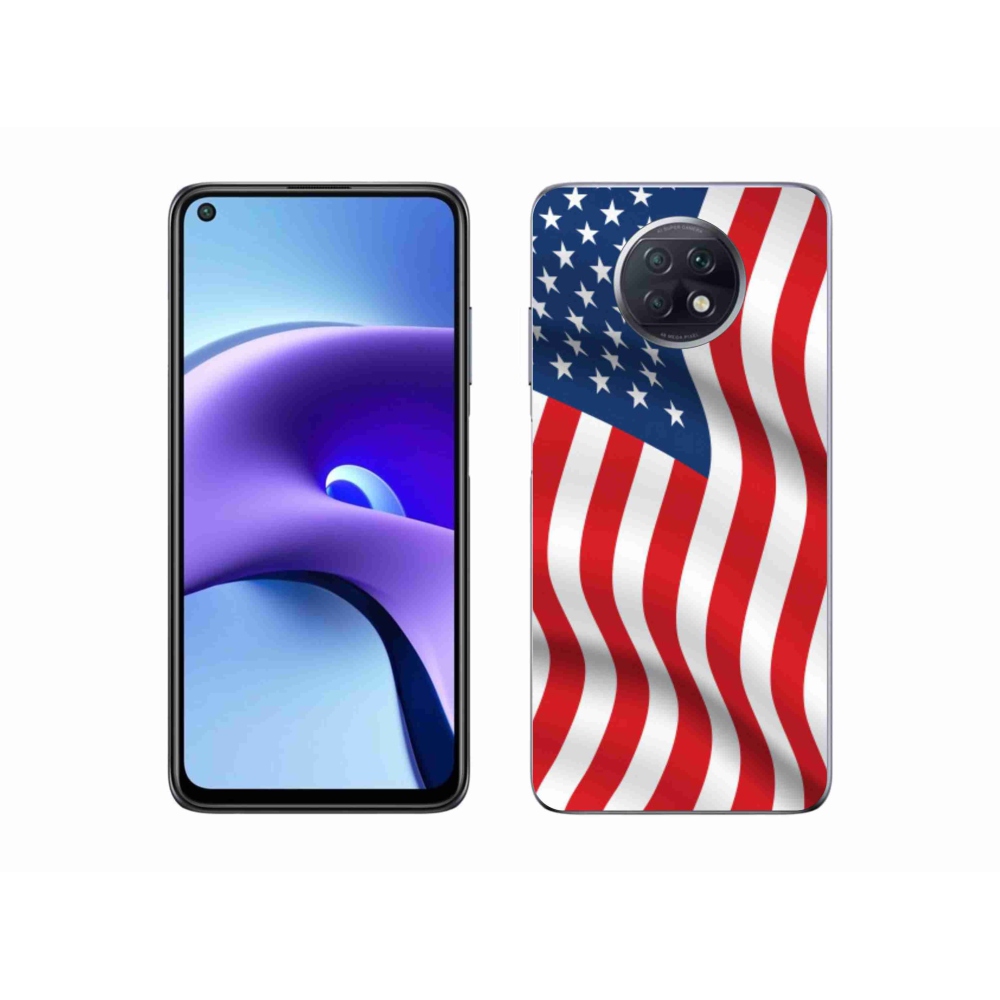 Gél borító mmCase a Xiaomi Redmi Note 9T 5G - amerikai zászlóhoz