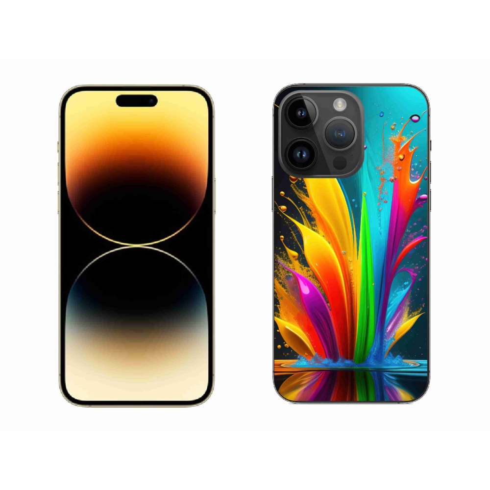 Gél borítás mmCase iPhone 14 Pro Max készülékhez - absztrakt motívum 1