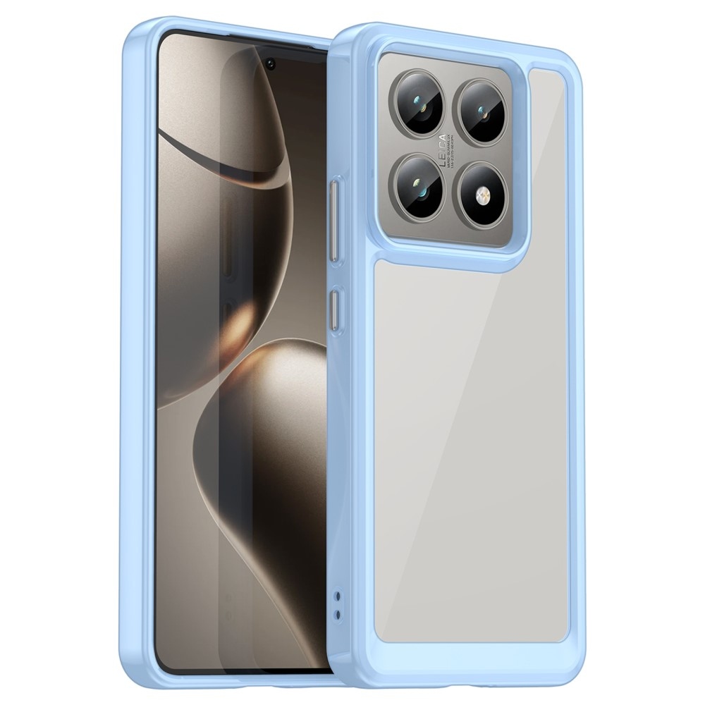 Gél tok fix hátlappal Xiaomi 14T/14T Pro készülékhez - kék