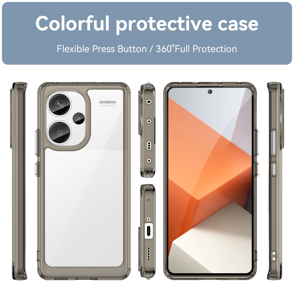 Gél tok kemény hátlappal Xiaomi Redmi Note 13 Pro+ 5G - szürke
