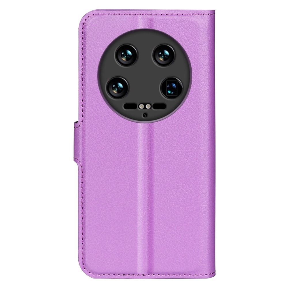 Litchi könyv tok a Xiaomi 14 Ultra-hoz - lila