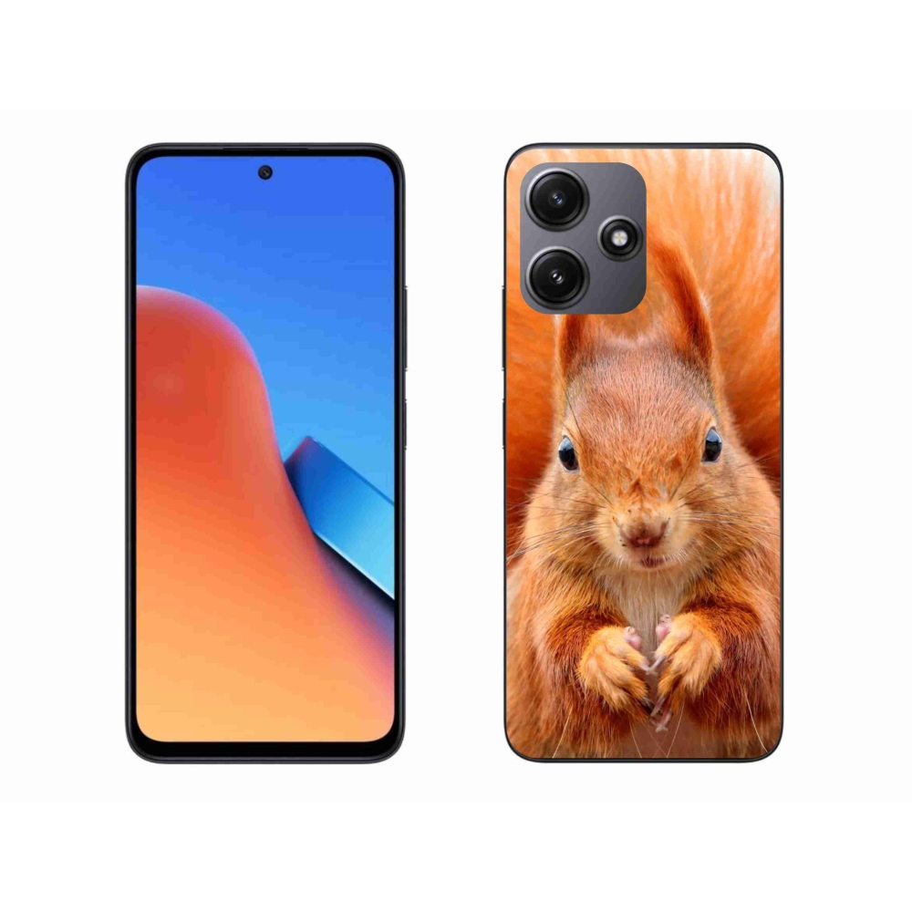 Gél borítás mmCase a Xiaomi Redmi 12 5G számára - mókus
