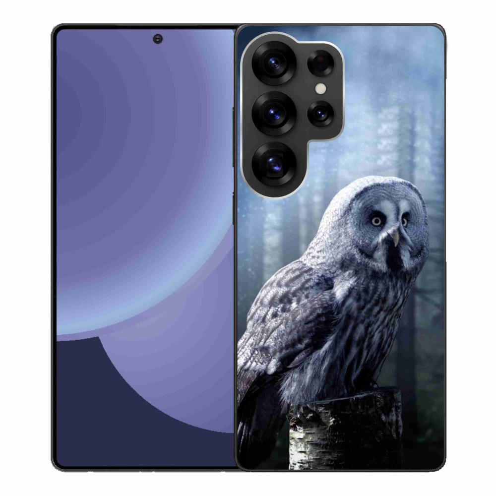 Gél védőhuzat mmCase Samsung Galaxy S25 Ultra készülékhez - bagoly