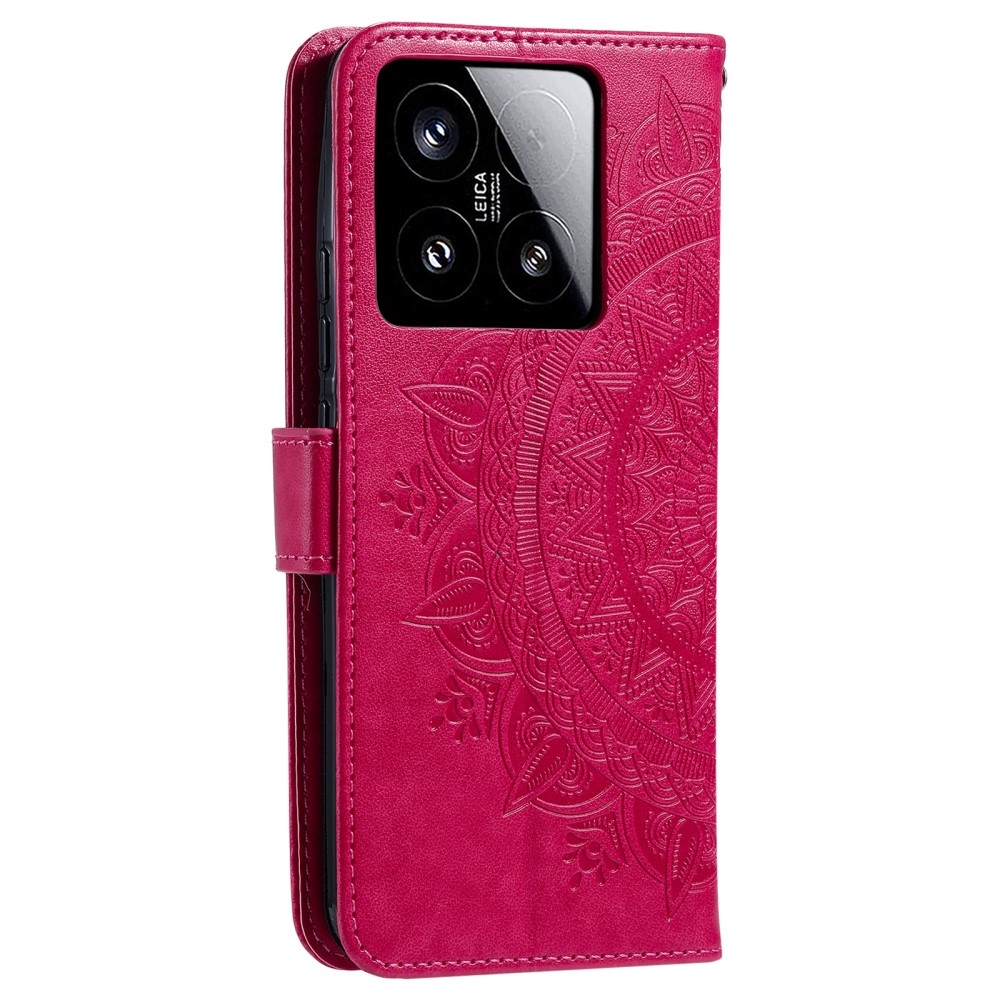 Mandala könyv tok Xiaomi 15 - rózsa
