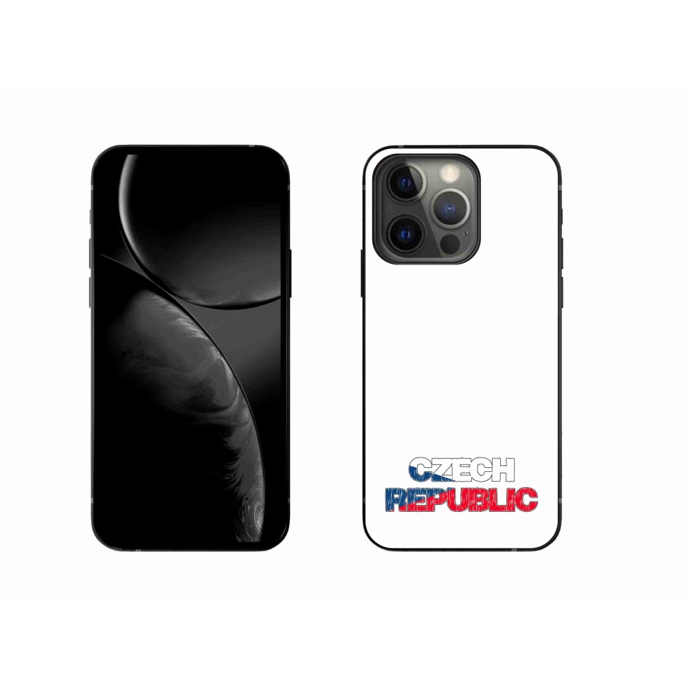 Zselés borítás mmCase iPhone 13 Pro 6.1 - Csehország fehér háttérrel