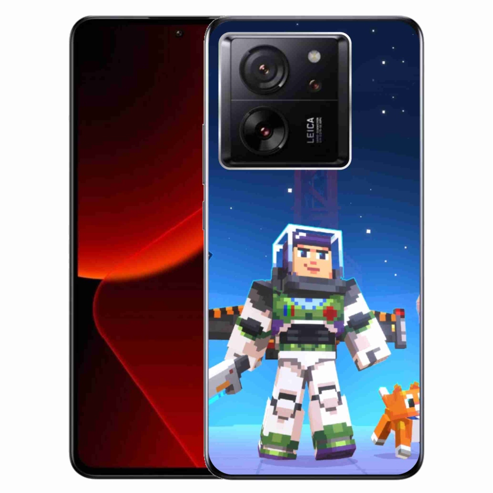 Gél borítás mmCase a Xiaomi 13T/13T Pro számára - minecraft 2