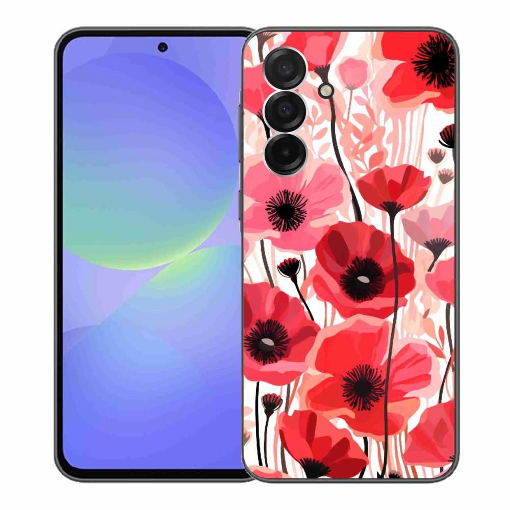 Gél védőhuzat mmCase Samsung Galaxy A36 5G - mákos 1