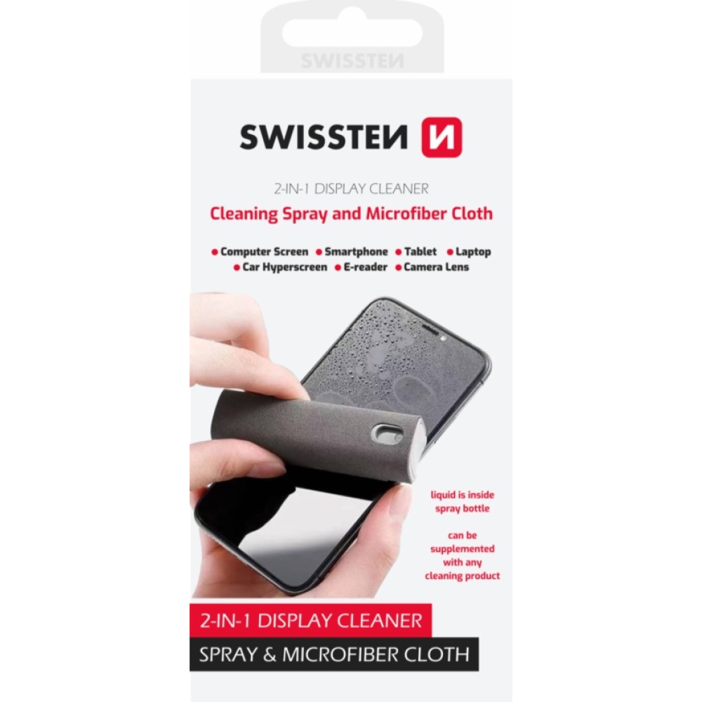 Swissten Display Cleaner 2in1