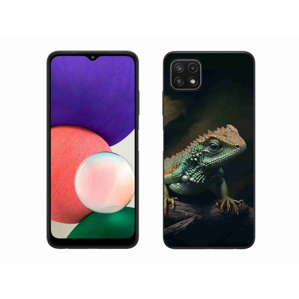 Zselés borítás mmCase Samsung Galaxy A22 5G - gyík