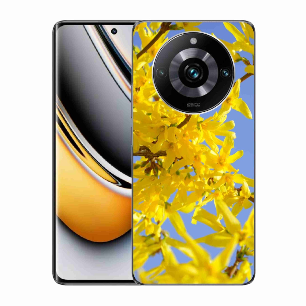 Zselés borítás mmCase a Realme 11 Pro/11 Pro+ készülékhez - sárga virágok