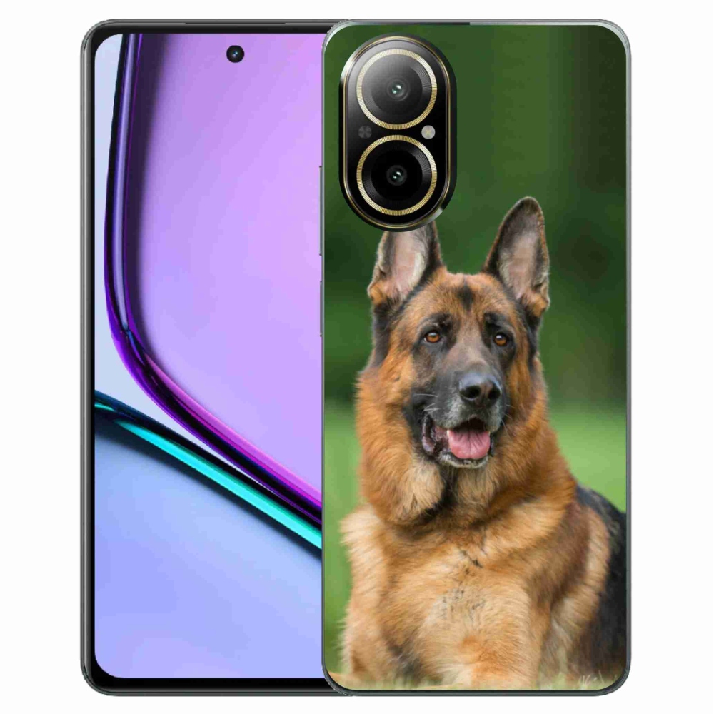 Gél borítás mmCase a Realme C67 készülékhez - Német juhászkutya