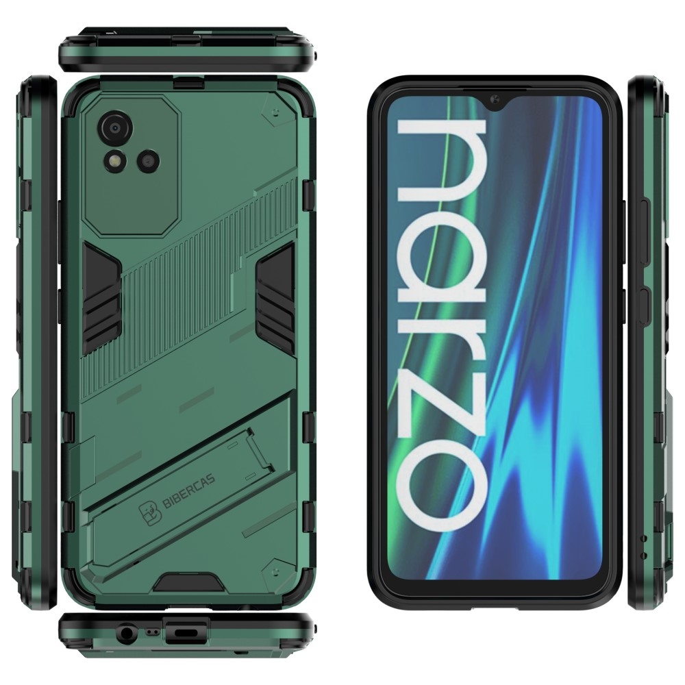 Armory tartós borítás a Realme Narzo 50i készülékhez - zöld