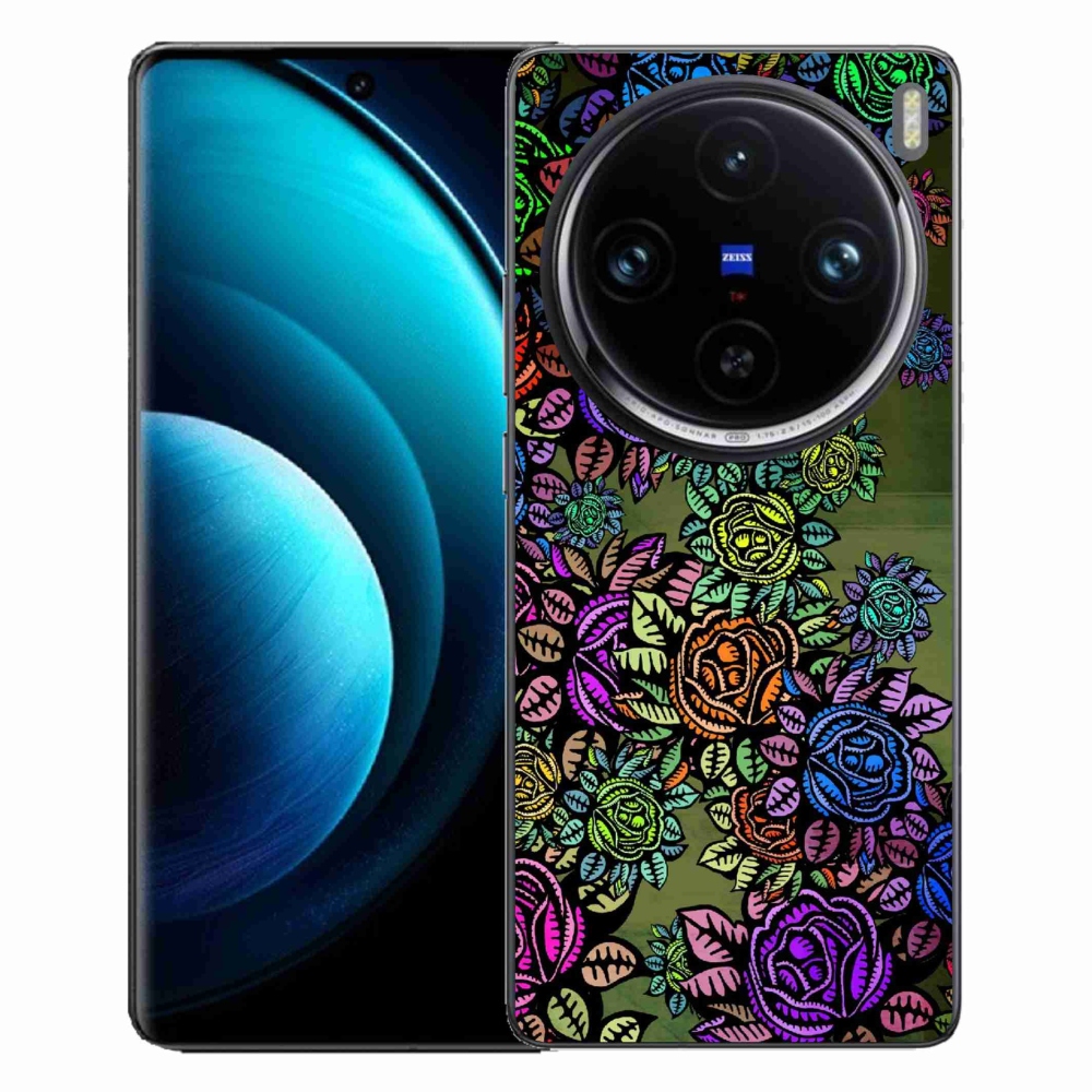 Zselés borítás mmCase a Vivo X100 Pro 5G készülékhez - virág 6