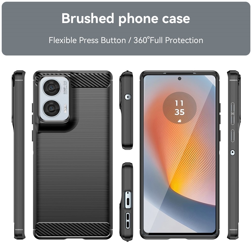 Szénálló zselés tok Motorola Moto G85 5G-hez - fekete