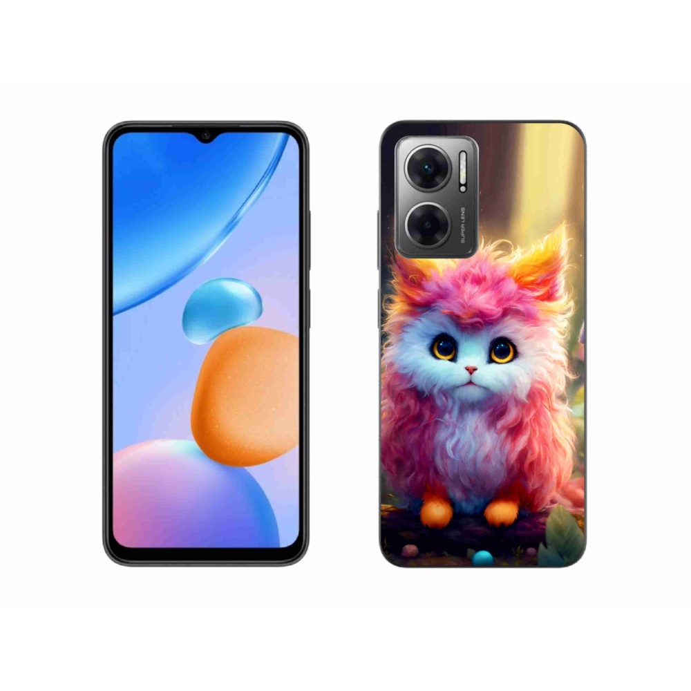 Gél borító mmCase a Xiaomi Redmi 10 5G-hez - aranyos cica 5
