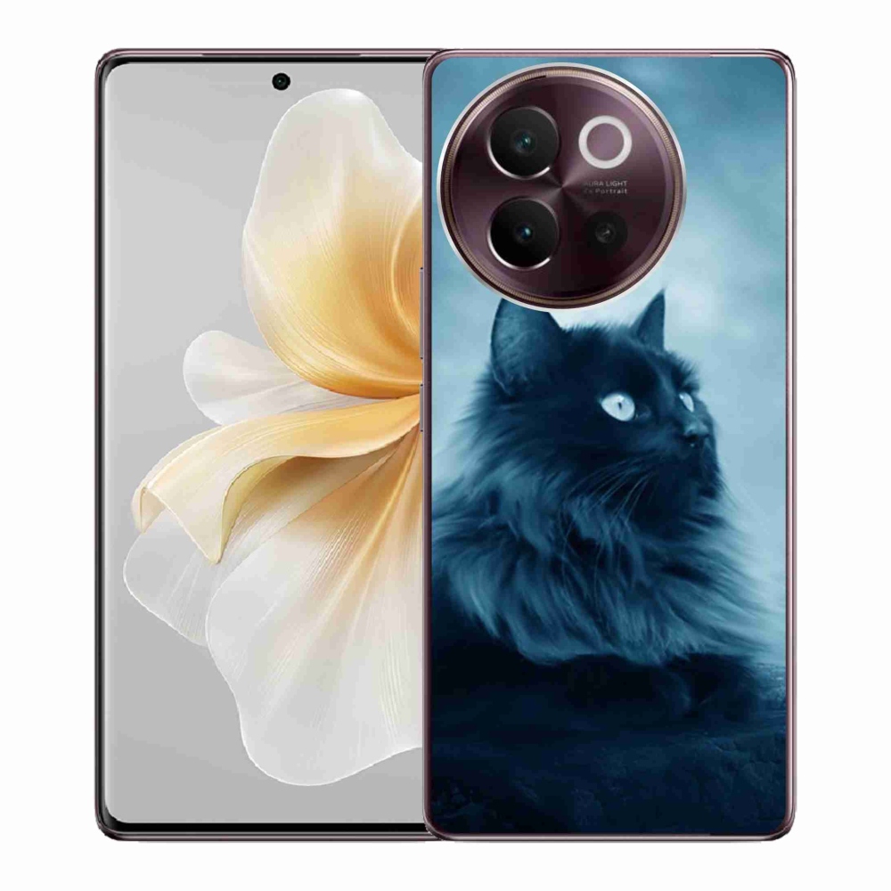 Gél tok mmCase a Vivo V40 Lite 5G készülékhez - fekete cat 1