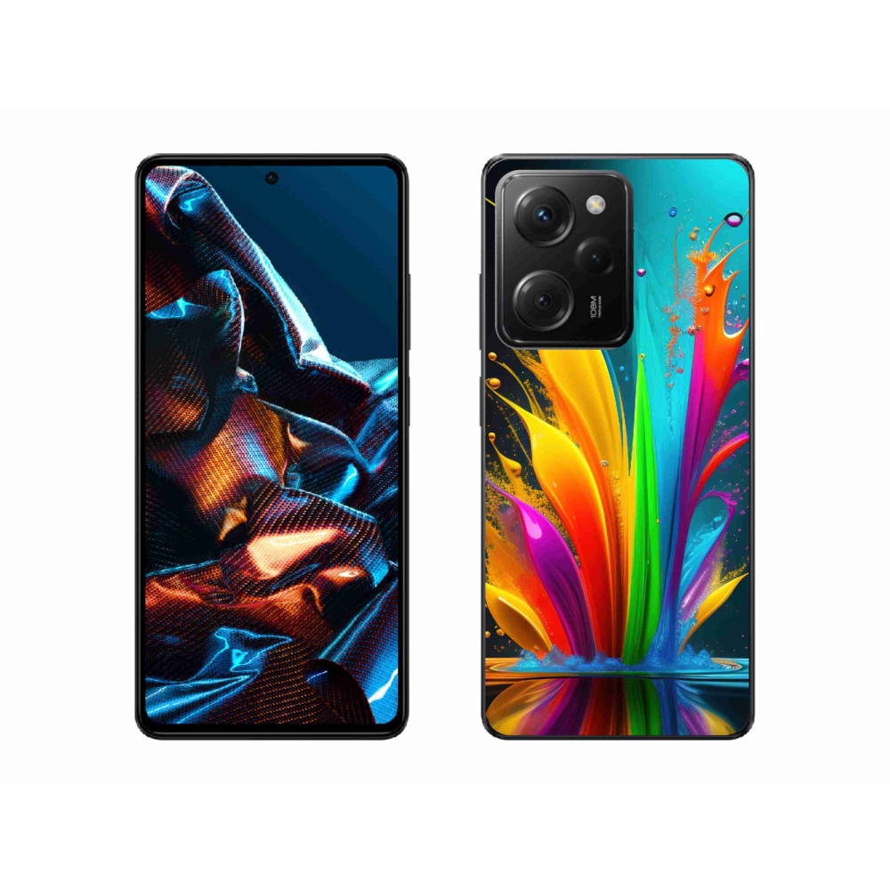 Gél borítás mmCase a Xiaomi Poco X5 Pro 5G számára - absztrakt motívum 1