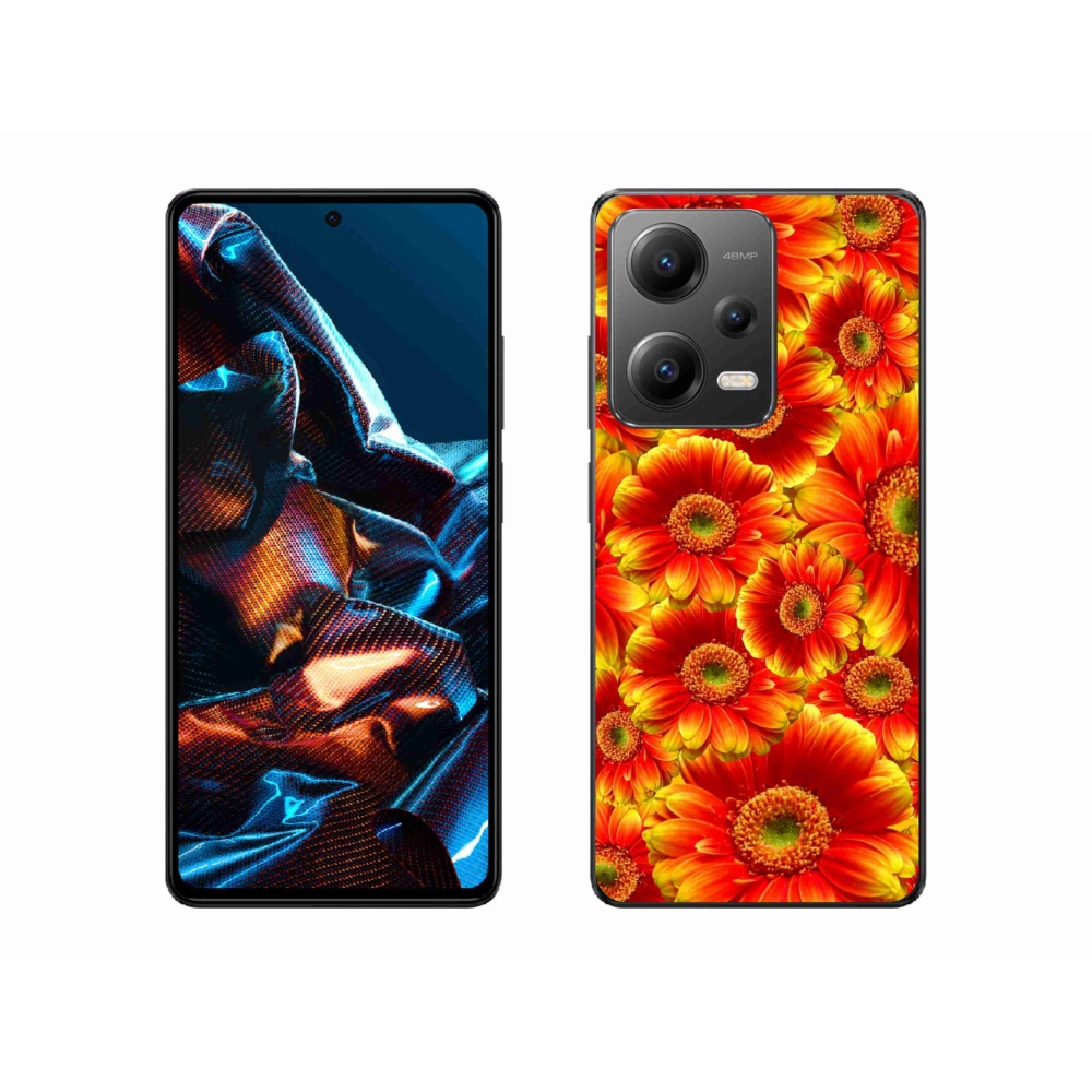 Gél borítás mmCase a Xiaomi Redmi Note 12 Pro 5G-hez - gerbera 1