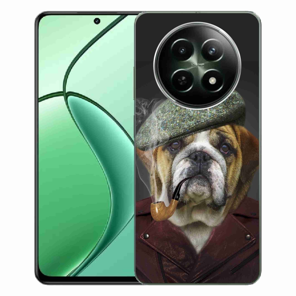 Zselés borítás mmCase a Realme 12 5G/12x 5G - kutya csővel