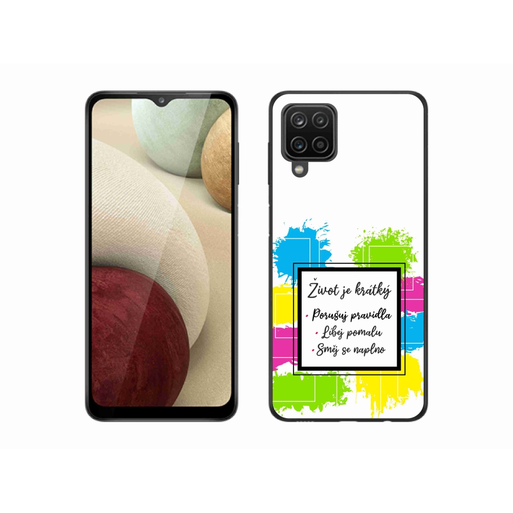 Gél borító mmCase Samsung Galaxy M12 - idézem 5 fehér háttérrel