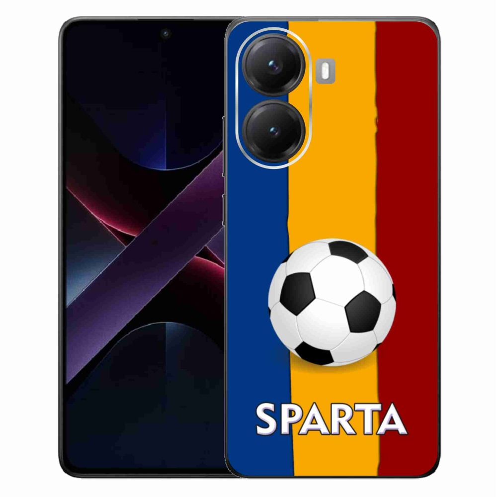 Gél borítás mmCase a Xiaomi Poco X7 Pro 5G számára - futball 1