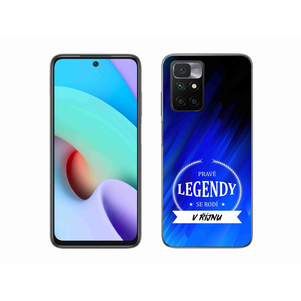 Gél borítás mmCase a Xiaomi Redmi 10/Redmi 10 (2022) - Legendák októberi kék háttérrel