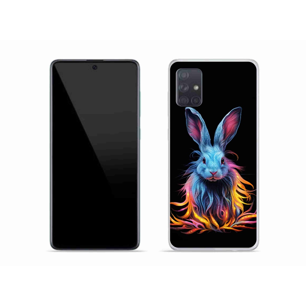 Gél borítás mmCase Samsung Galaxy A51 készülékhez - absztrakt nyúl