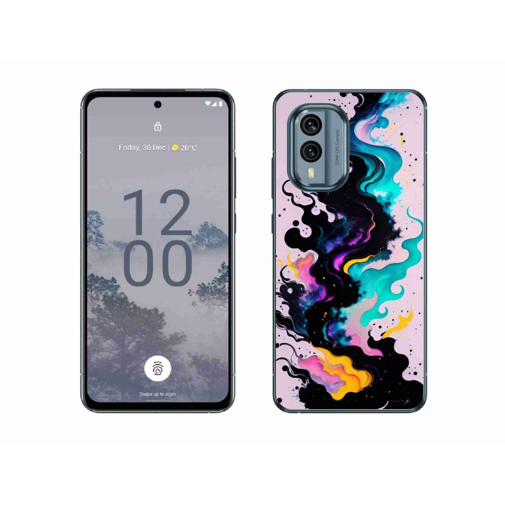 Zselés borítás mmCase a Nokia X30 5G készülékhez - absztrakt motívum 4