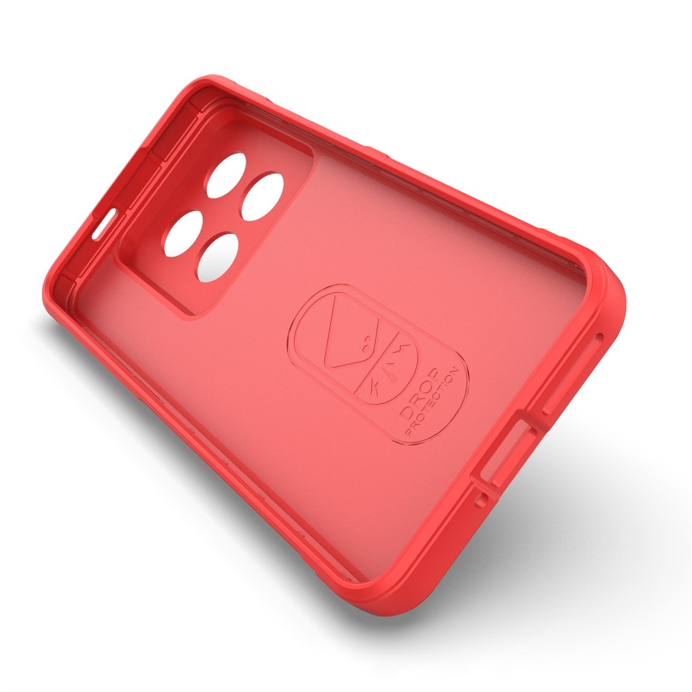 Rugg tartós zselés tok Xiaomi 14 Pro-hoz - piros