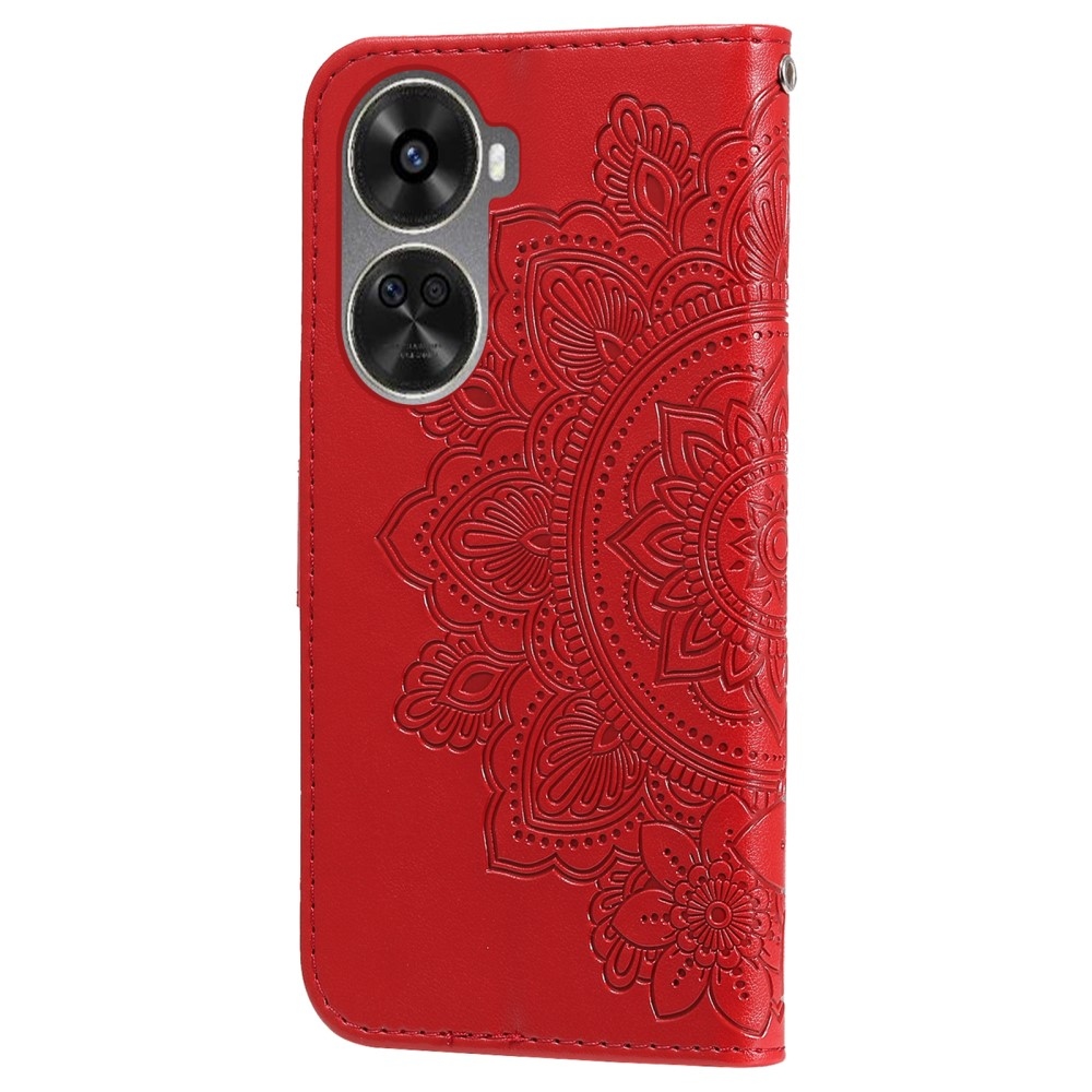 Mandala könyv tok Huawei Nova 12 SE-hez - piros