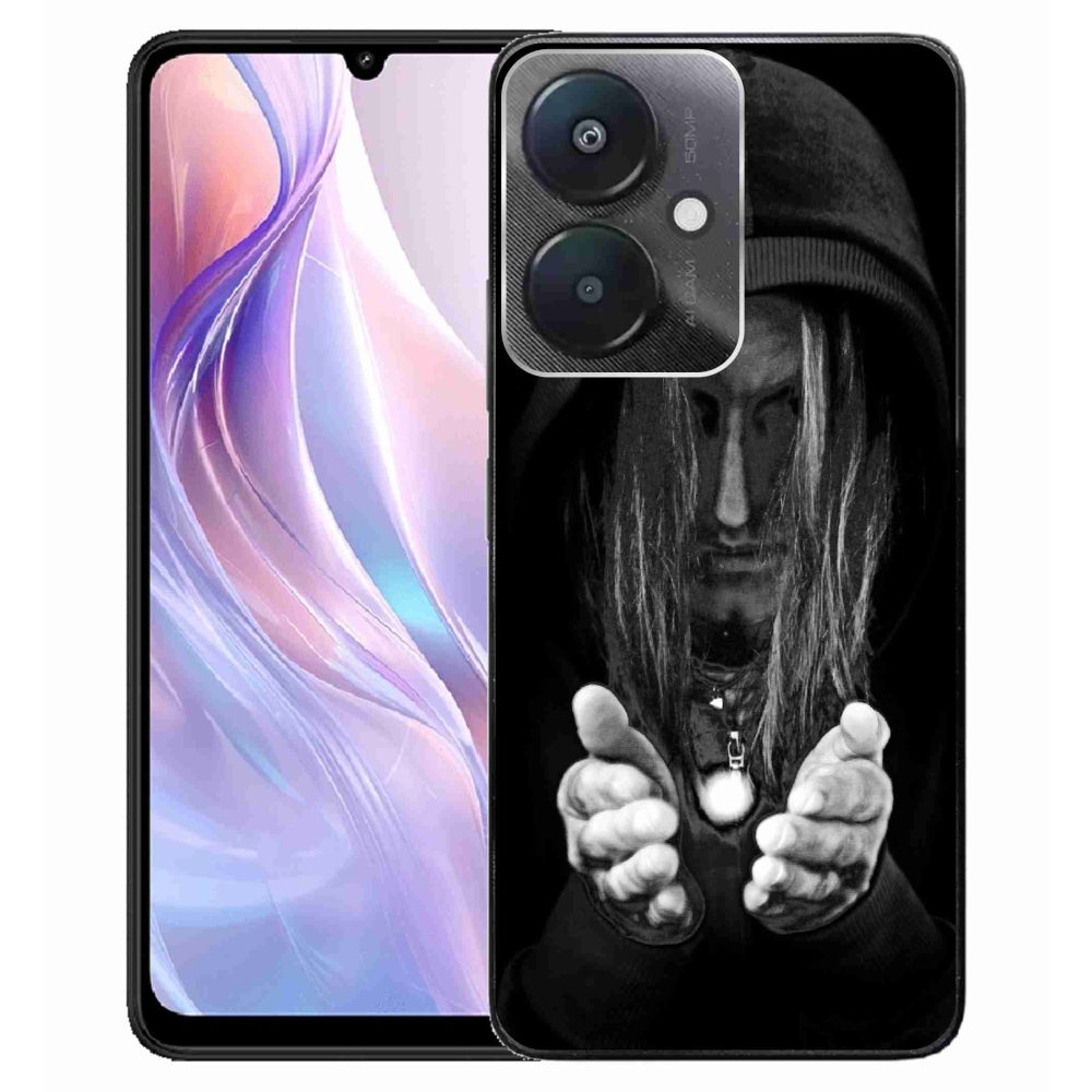 Gél borítás mmCase a Xiaomi Redmi 13C 5G számára - titokzatos személy