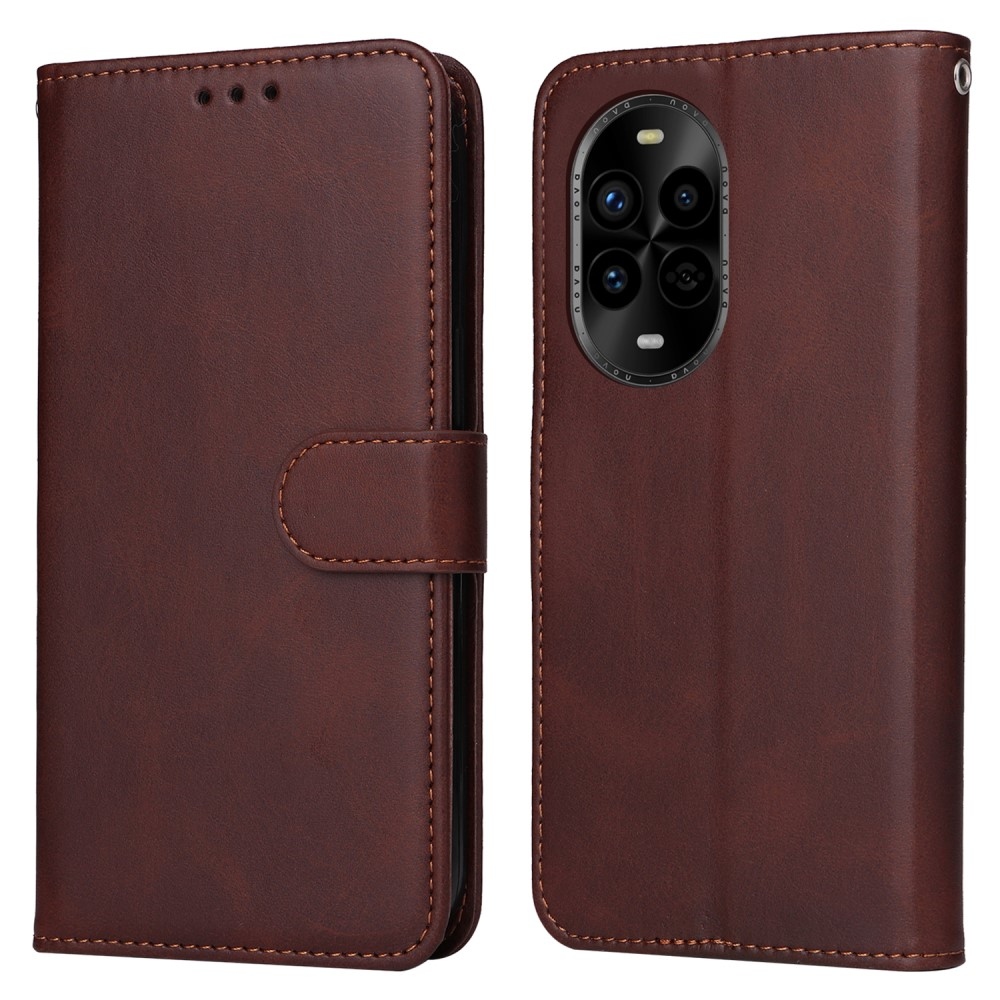 Könyvtáska a Huawei Nova 13 Pro 5G-hez - barna színű
