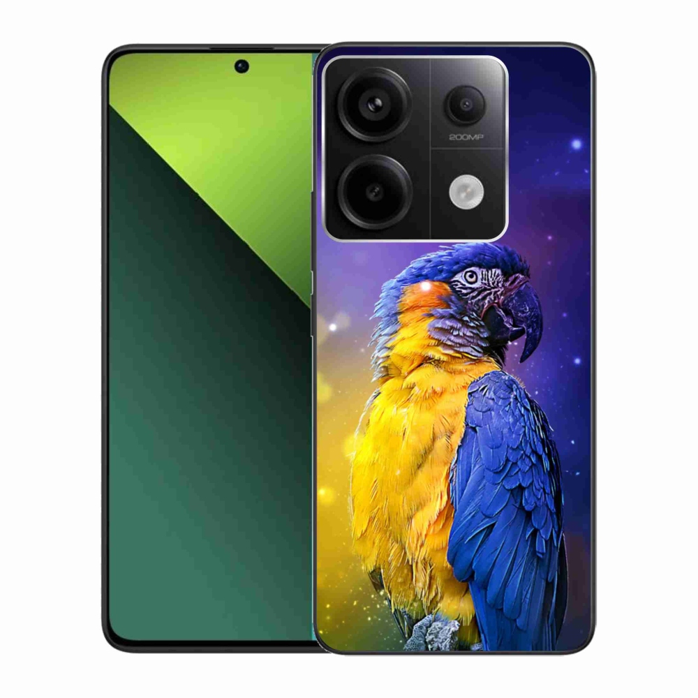 Gél tok mmCase a Xiaomi Redmi Note 13 Pro 5G/Poco X6 5G számára - papagáj ara 1