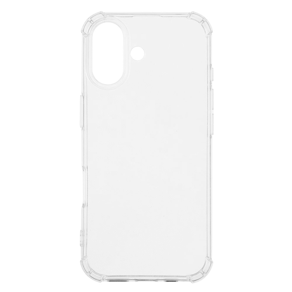 Átlátszó zselés tok megerősített sarkokkal iPhone 17 készülékhez