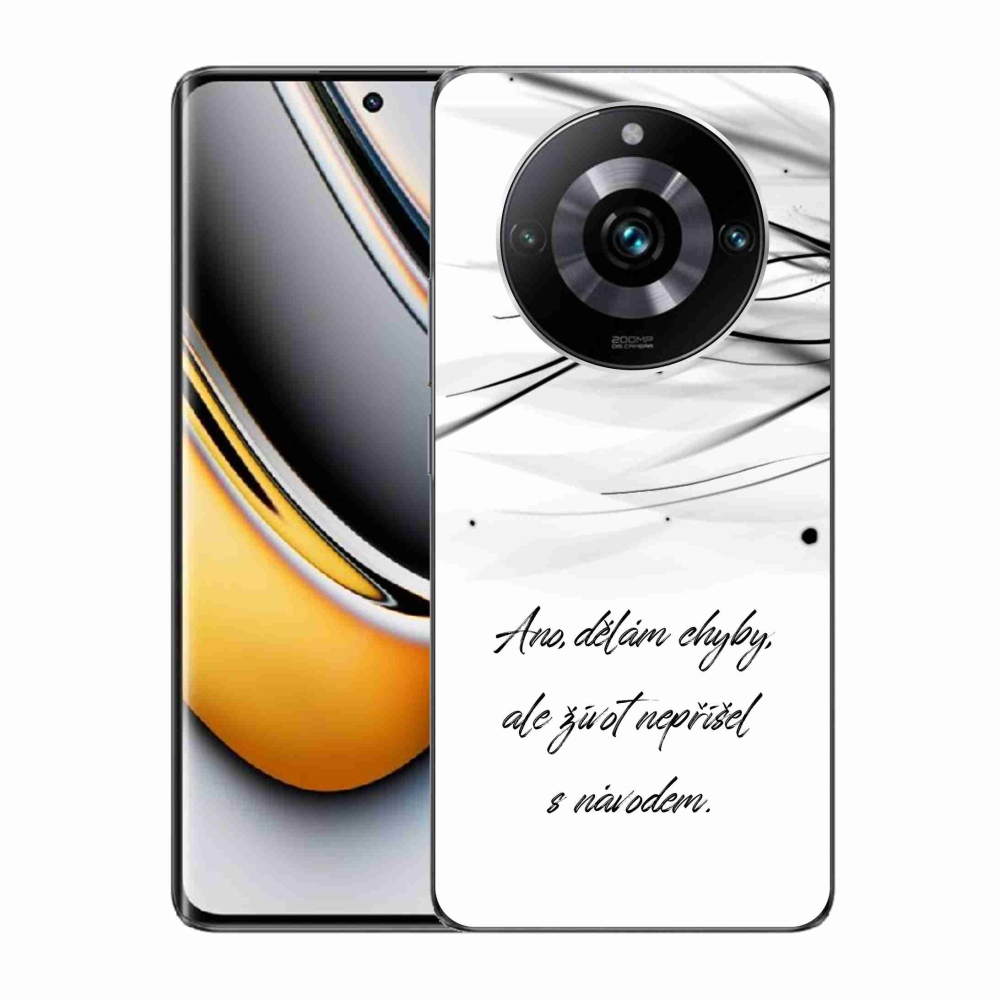 Gél borítás mmCase a Realme 11 Pro/11 Pro+ készüléken - idézem a fehér hátteret