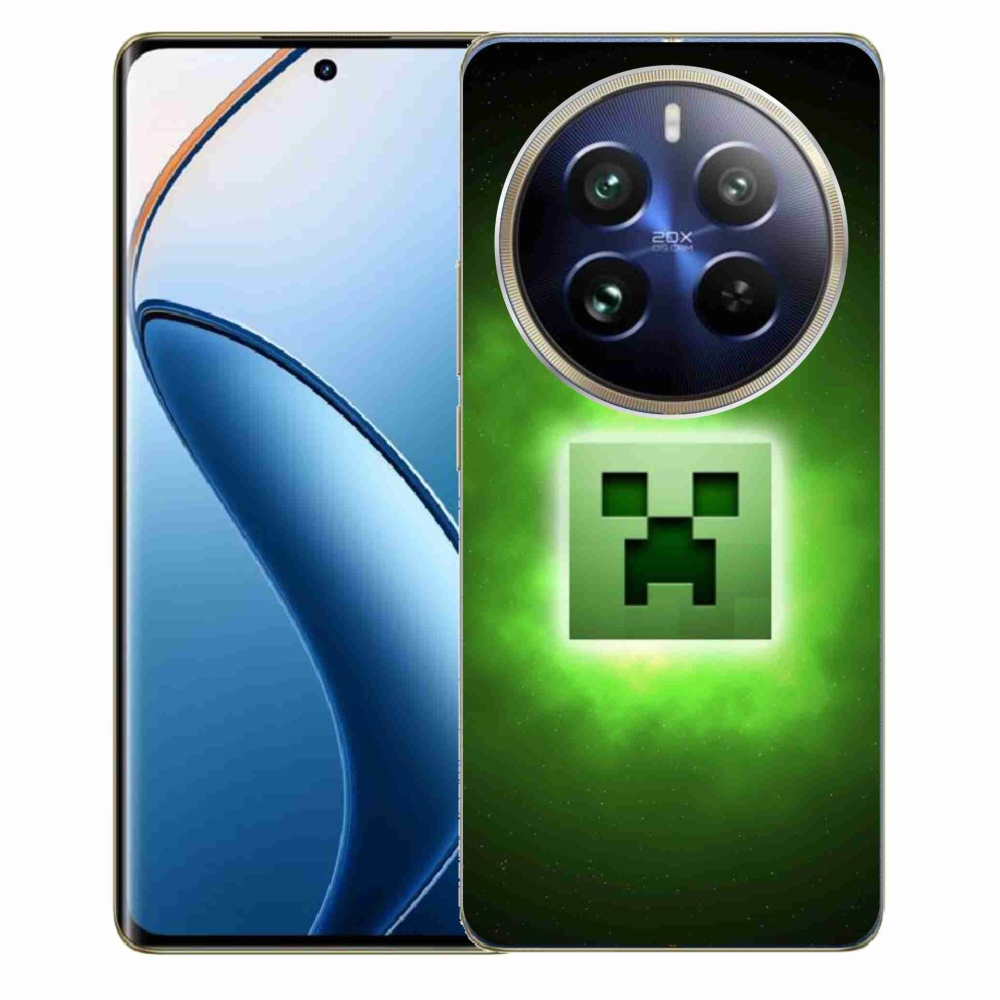 Gél borítás mmCase a Realme 12 Pro 5G/12 Pro+ 5G számára - minecraft