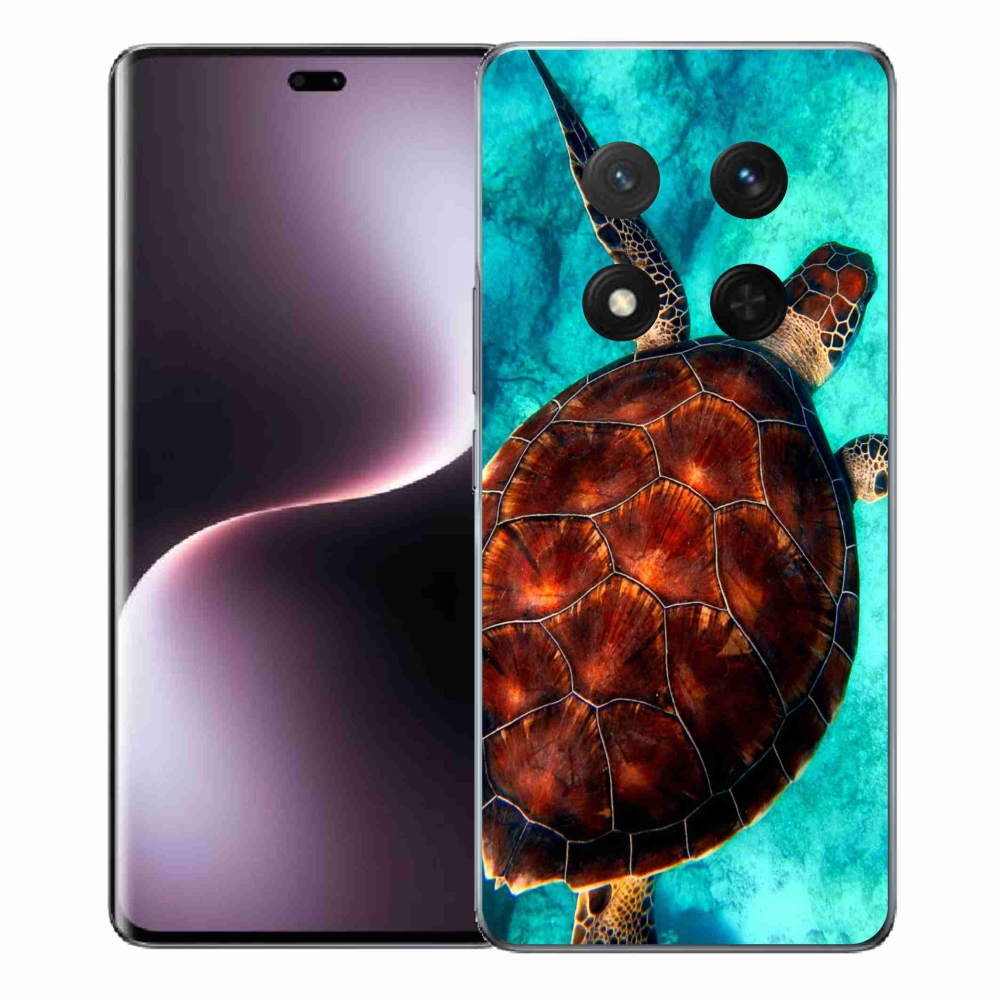 Zselés borítás mmCase a Honor Magic 7 Lite 5G számára - teknősbéka