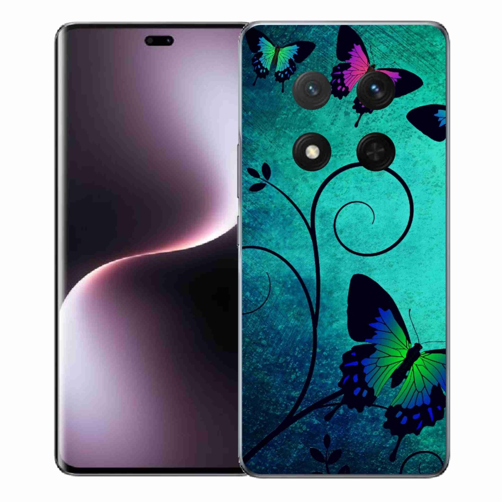 Gél borítás mmCase a Honor Magic 7 Lite 5G számára - színes pillangók