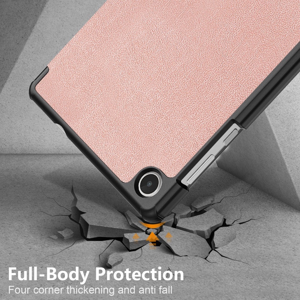 Állványra záródó tok Lenovo Tab M8 4. generációs (2024) - rózsaarany