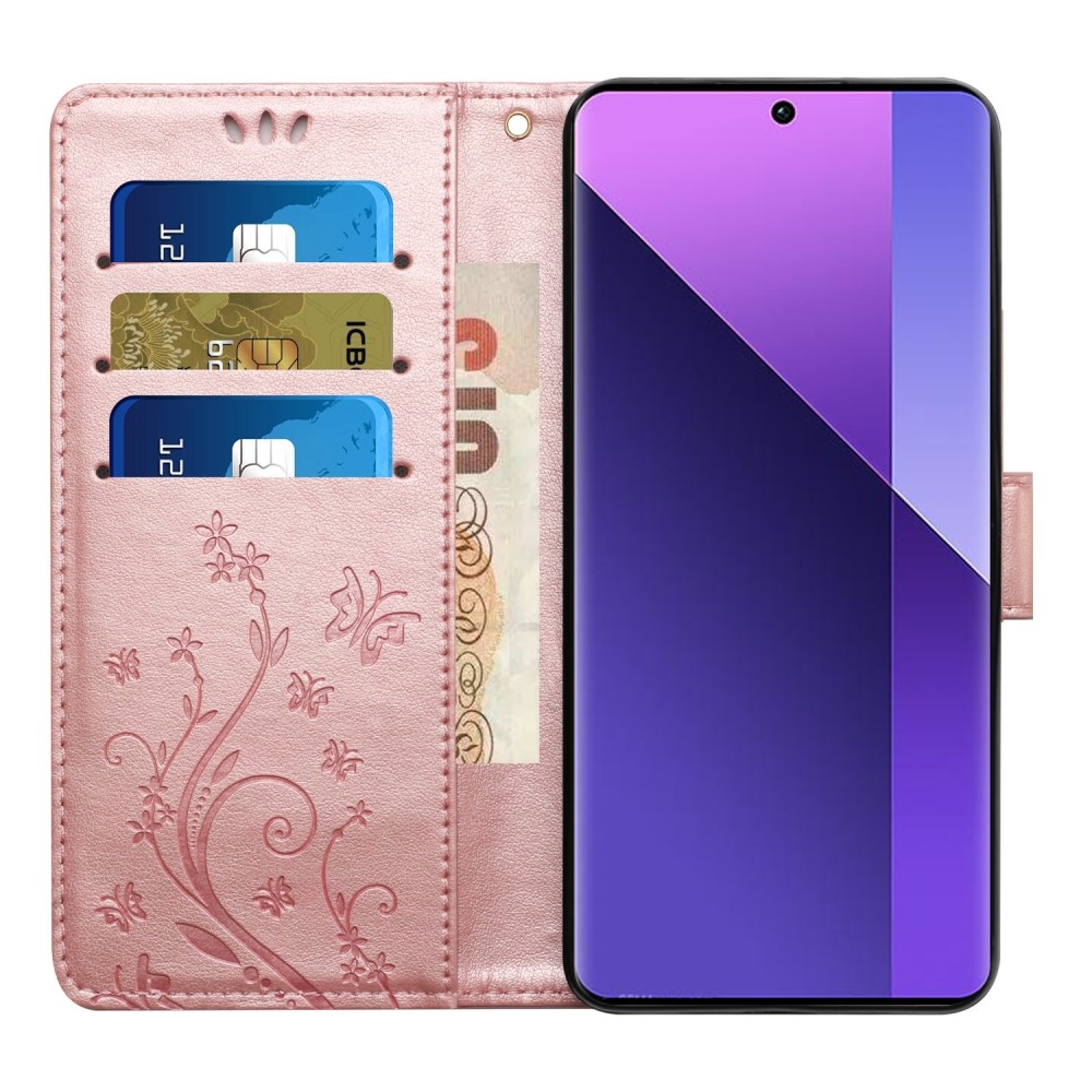 Virágok könyve tok Xiaomi 14T Pro - rózsaarany