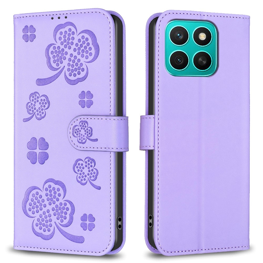 Clover könyvtáska Honor X8c-hez - lila