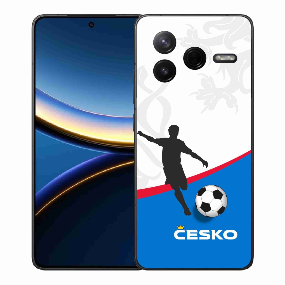 Gél borítás mmCase a Xiaomi Poco F7 Pro-hoz - futball Csehország 1