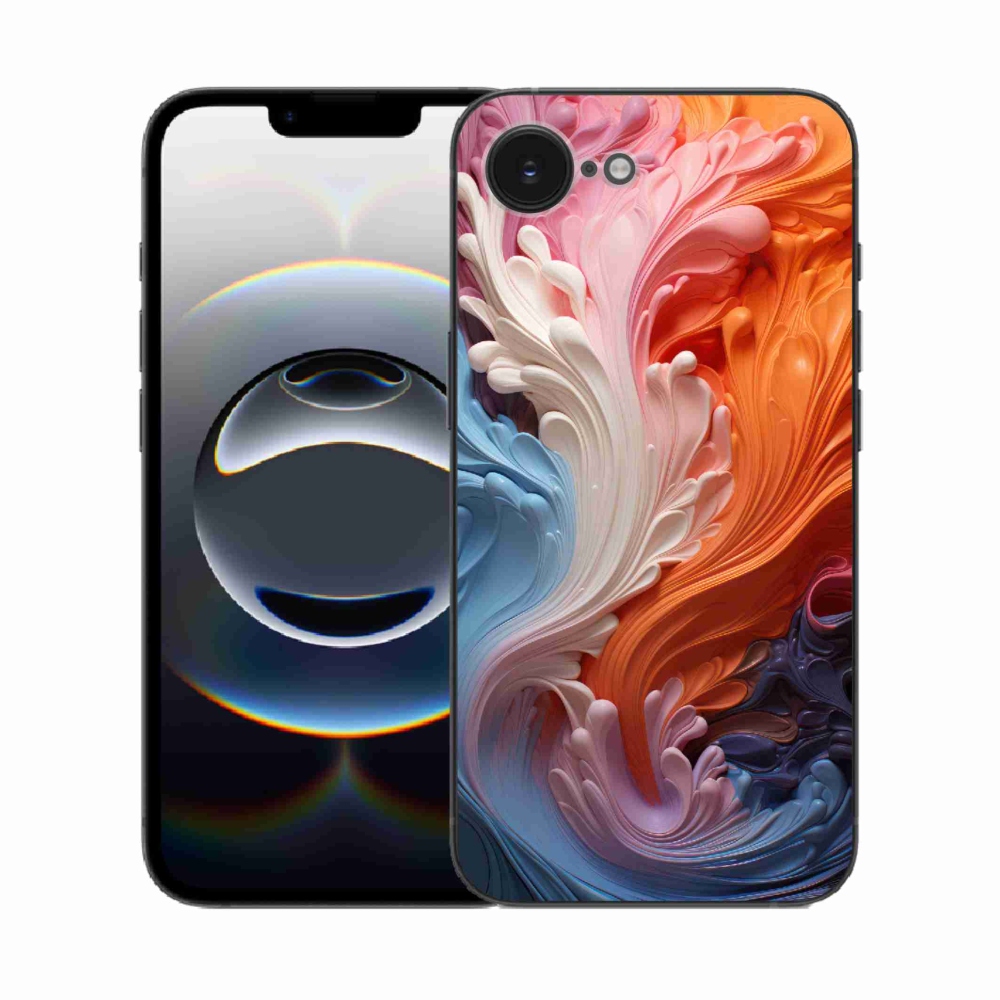 Gél borító mmCase iPhone 16e készülékhez - absztrakt motívum 8