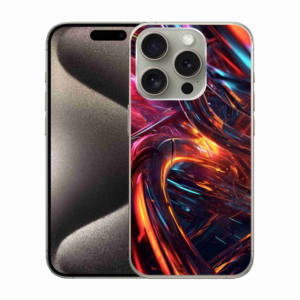 Zselés borítás mmCase iPhone 15 Pro készülékhez - absztrakt motívum 10