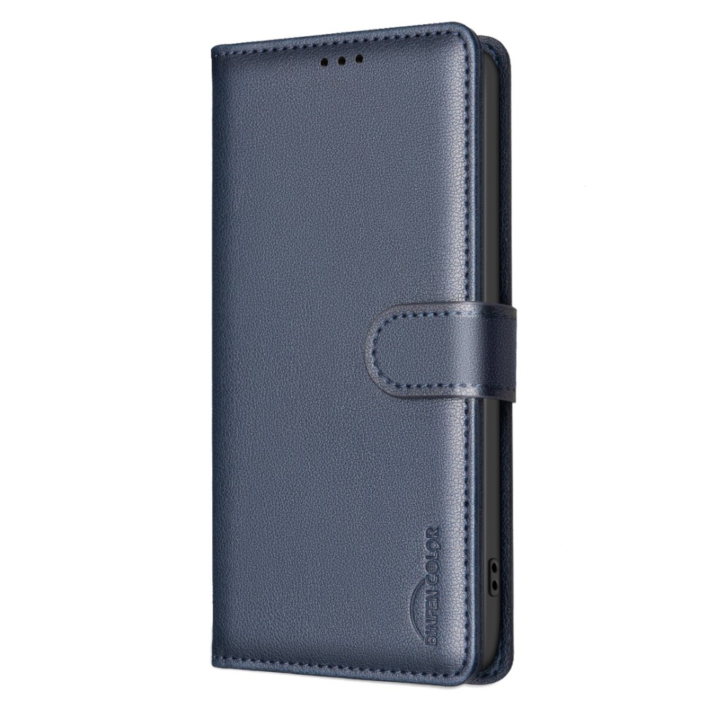 BINFEN könyv tok Xiaomi 15 Pro-hoz - kék