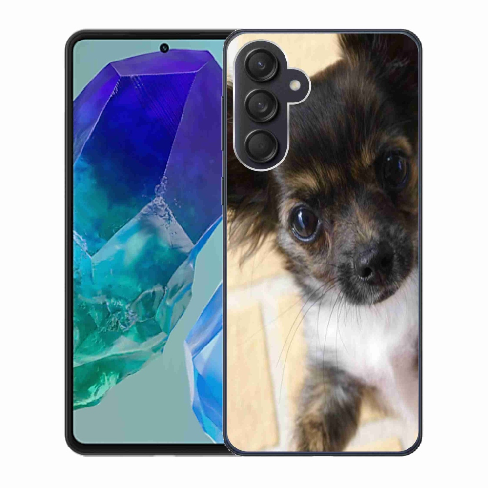 Gél tok mmCase a Samsung Galaxy M55 5G készülékhez - chihuahua 2