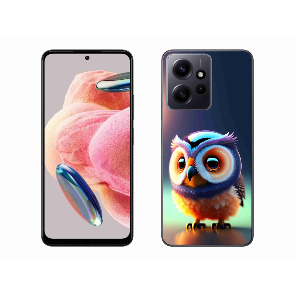 Gél borítás mmCase a Xiaomi Redmi Note 12 4G-hez - bagoly