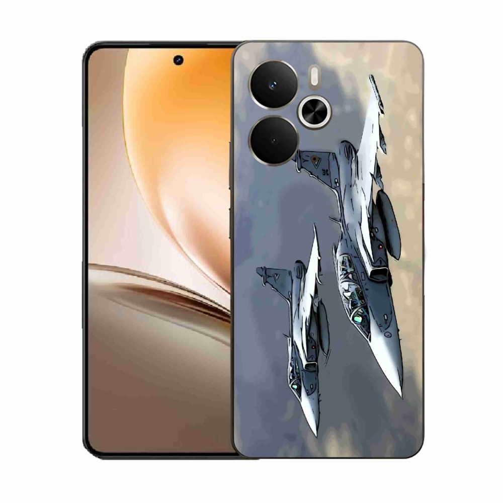 Gél borítás mmCase a Realme 14 5G számára - vadászrepülők