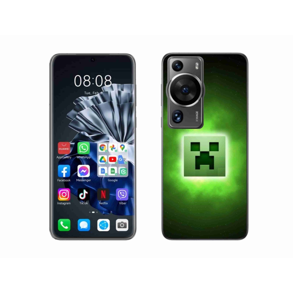 Gél borítás mmCase a Huawei P60 Pro-n - minecraft
